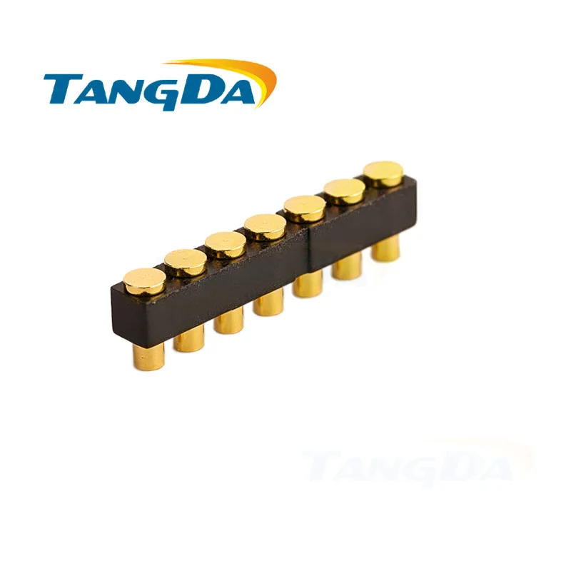 7pin pogo контактный разъем 7P SMD PG1.5 2.54PH 3 5 4 6 10 Hmm золотая пластина: 1u &quotженский шаг: 2 54