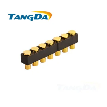 

7pin pogo pin connector 7P SMD PG1.5-7P 2.54PH 3.5 4.5 5.5 6 10 Hmm gold plate: 1u" female pitch: 2.54 mm SMT