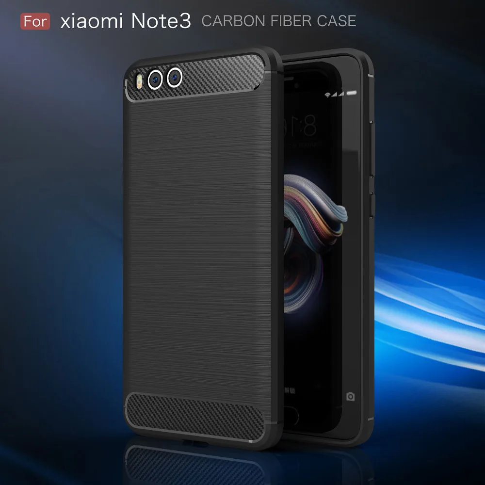 

Xiaomi Mi Note 3 Case Silicon Xiaomi Mi Note3 Xiaomi Note 2 Cover Fundas Soft Carbon Fiber Brushe Coque Etui Capinha Aksesuar