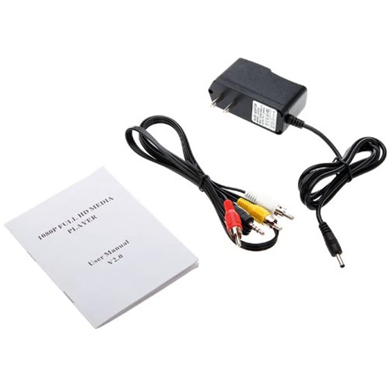  Full HD 1080P Media Player Center RM/RMVB/AVI/MPEG Multi Media Video Player with HDMI YPbPr VGA AV 