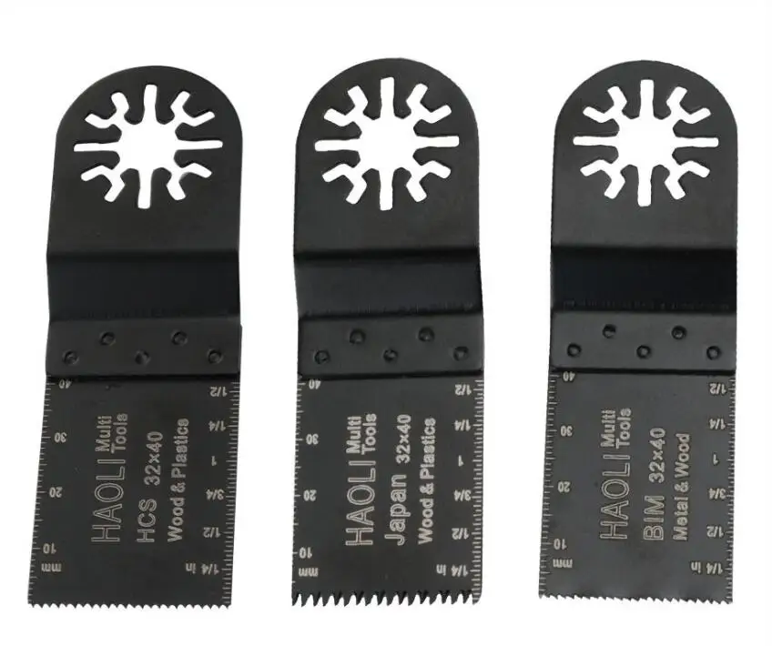 

32mm Bi-metal & HCS & Japan saw blades for multiple Oscillating power tools such as FEIN,Dremel for cutting wood plastic metal