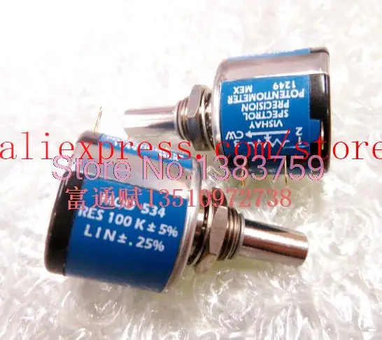 

1PCS The new look authentic imported 534-1-1 precision multi-turn potentiometer 100K