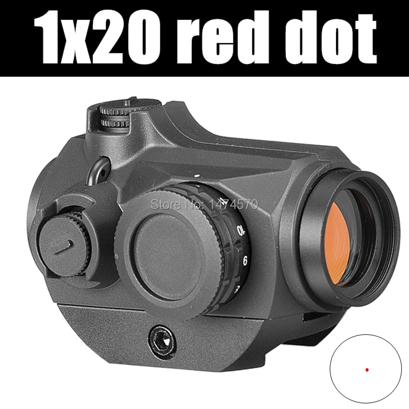 

1X20 Durable Structure Parallex free Red Dot Sight with 5.56/7.62 Recoil For Hunting