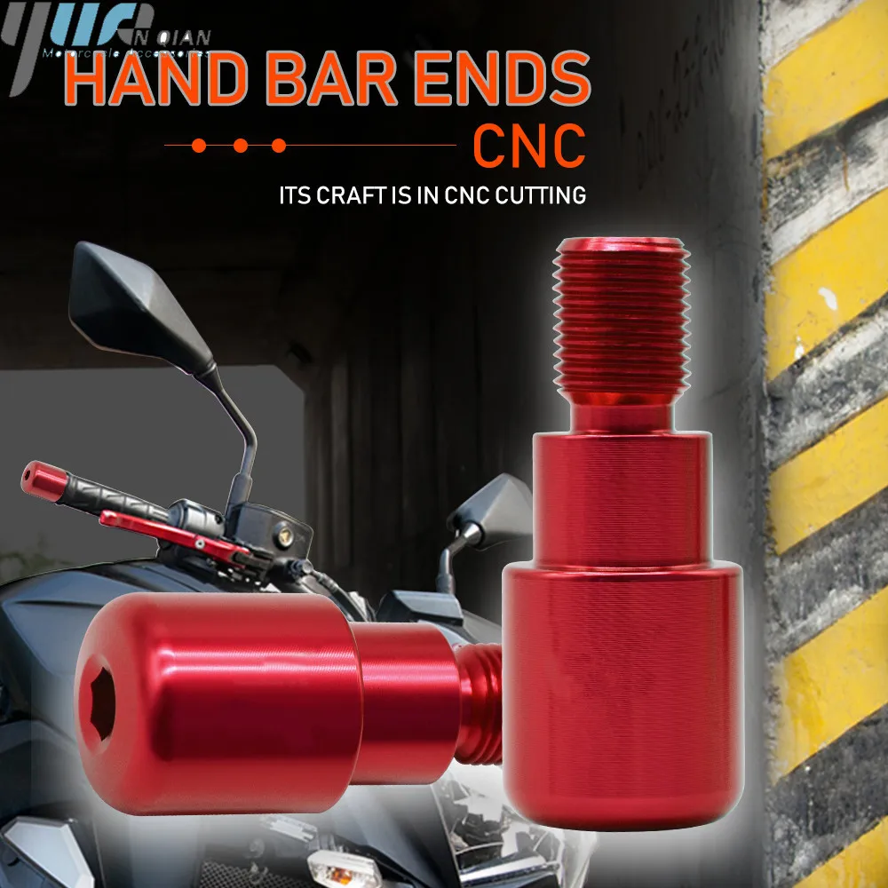 

For YAMAHA MT-09 MT-07 FZ-07 14-17 XJ6 10-13 MT10 FZ10 7/8'' 22MM Motorcycle Bar Ends Hand Grip Handlebar Ends Caps Cover