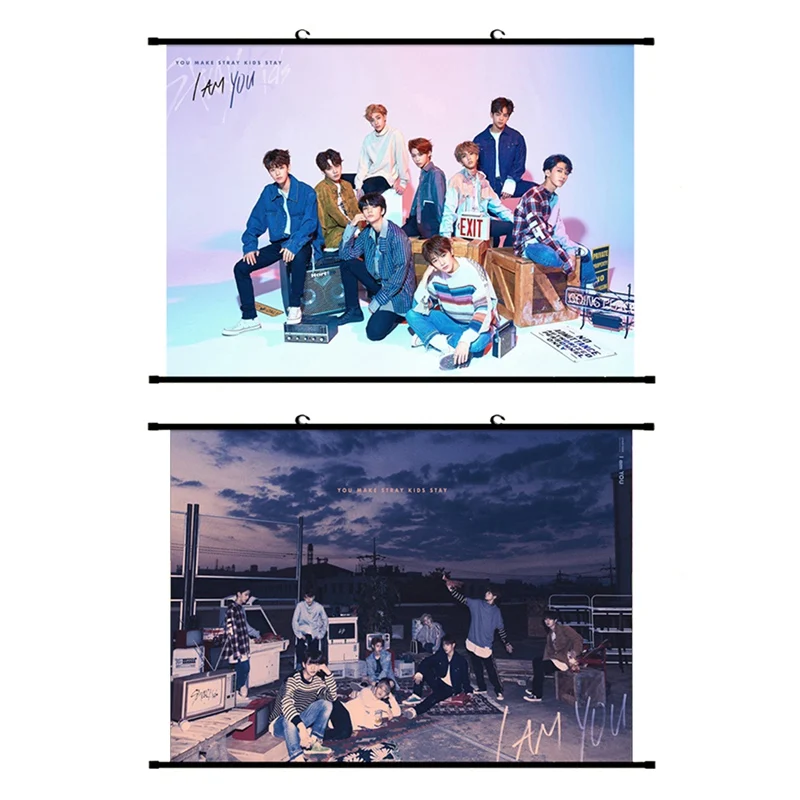 

STRAY KIDS Album I am YOU Waterproof Canvas Scroll Poster