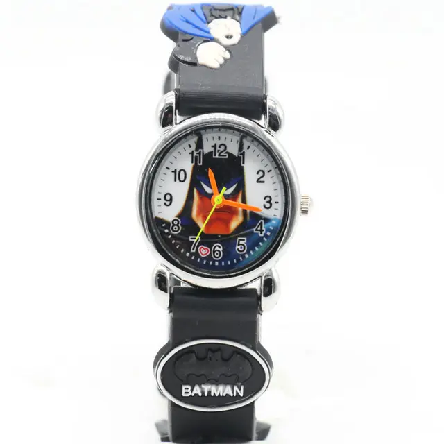2018 Lovely 3D Cartoon Batman Watch Children Kids Boys Girls Students Quartz Wri 2018 Lovely 3D Cartoon Batman Watch Children Kids Boys Girls Students Quartz Wri