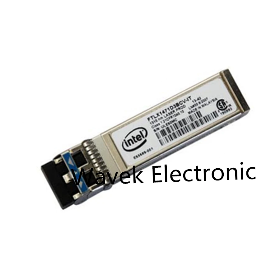 Intel E10GSFPLR FTLX1471D3BCV-IT 10G одиночный режим оптического волокна SM Ethernet SFP+ модуль приемопередатчика 1310 нм 10 км для X520-DA2