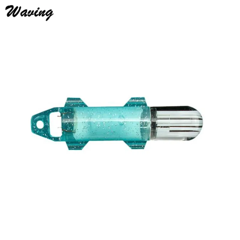 

1Pcs 10cm Multi Color Deep Drop Underwater Fish Attracting Indicator Lure LED Fishing Flash Light Bait Squid Hook #2