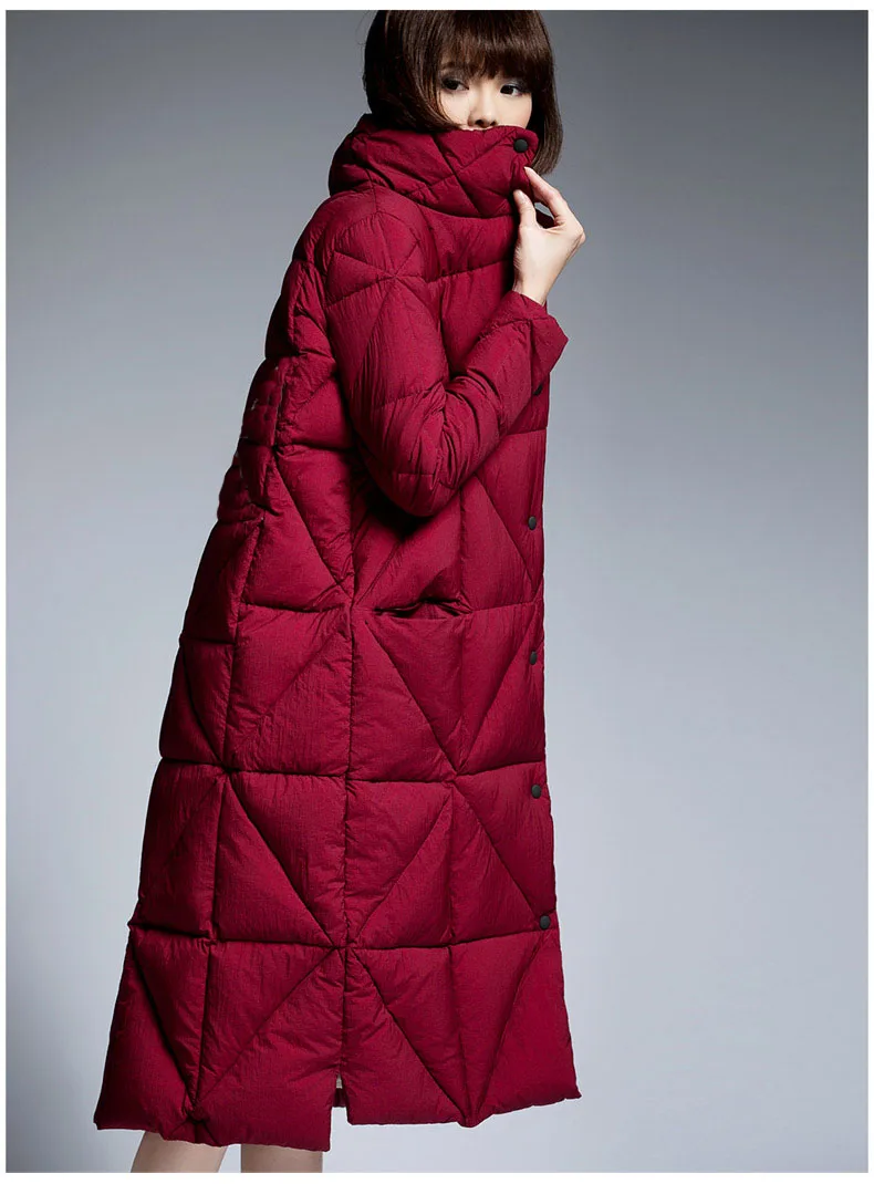 

Slim Women Long Down Coat Winter Coat Down Coat Light Down Jacket