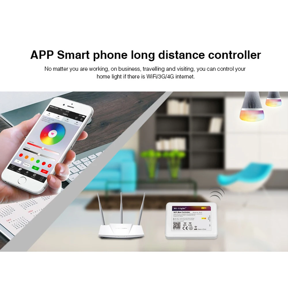 Milight 4 зоны беспроводной 2 4G RF Wifi iBox управление RGB CCT led IOS Andriod APP пульт