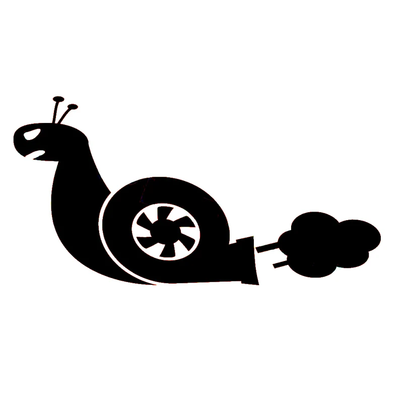 14 3 см * 7 4 забавная игрушка Turbo Boost Улитка виниловые наклейки для автомобилей и