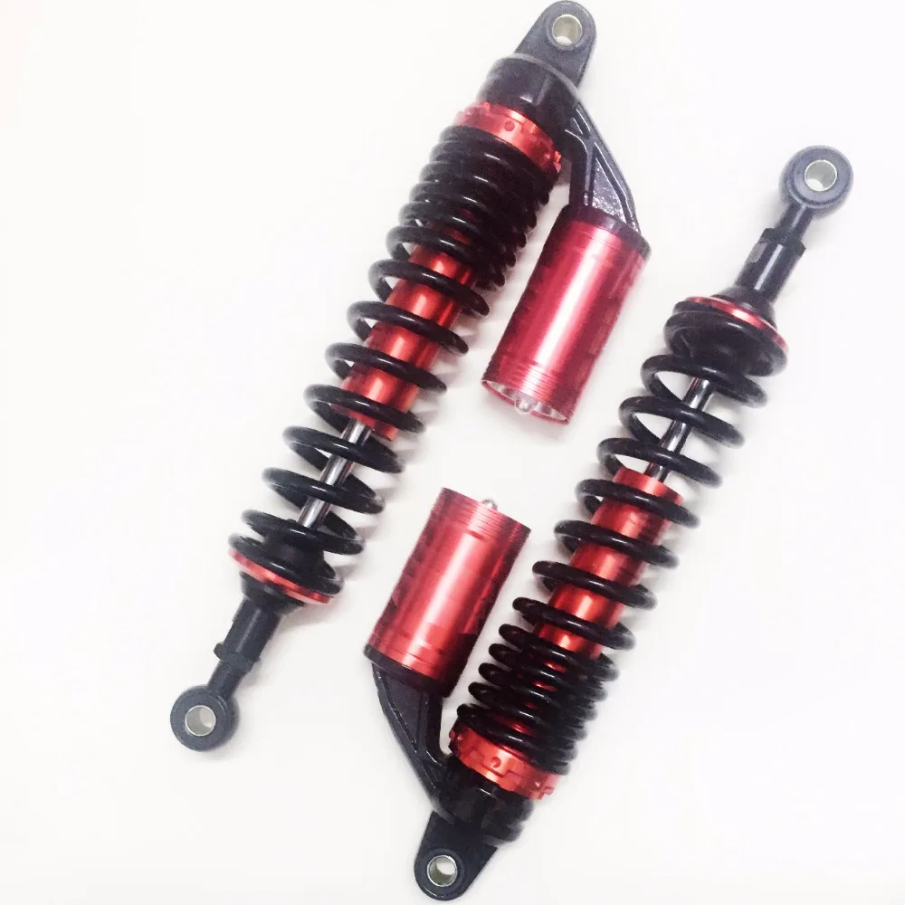 

Задние амортизаторы для мотоциклов Honda, Yamaha, Suzuki, Kawasaki, кроссовых мотоциклов, карт, квадроциклов, 370 мм, 375 мм, 380 мм, 8 мм