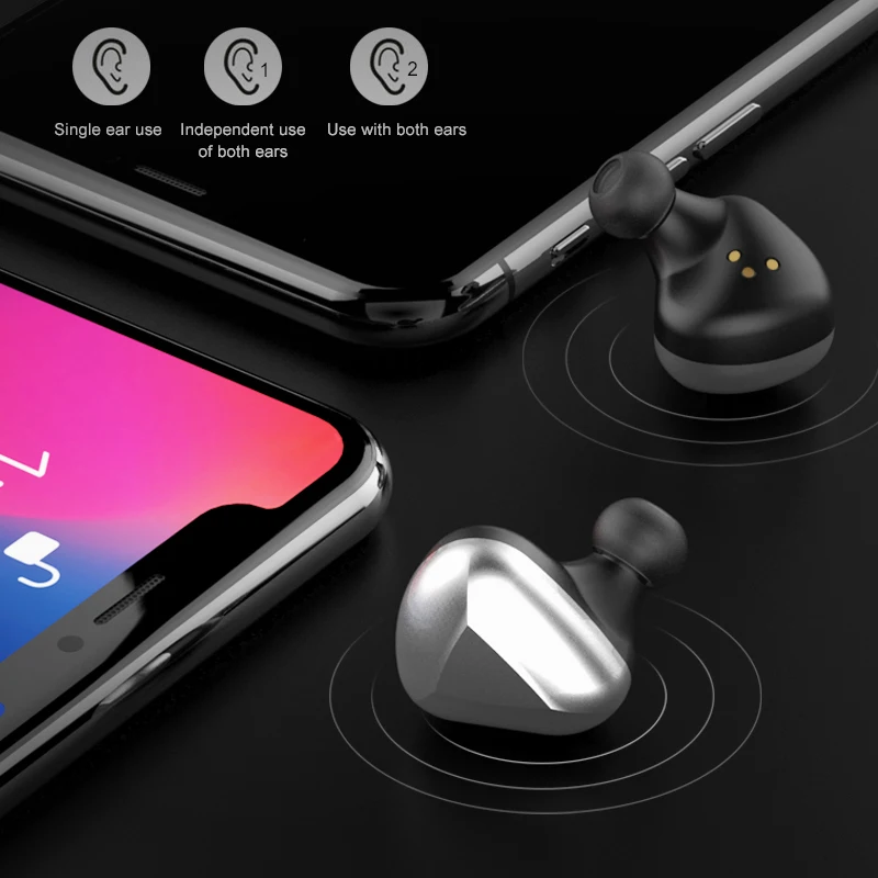TWS стереонаушники Arlado T50 с шумоподавлением и поддержкой Bluetooth|Наушники гарнитуры|