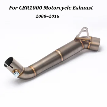 Slip On For Honda CBR1000 2008 - 2014 2015 2016 Motorcycle Exhaust Muffler Modified Middle Connection Stainless Steel Link Pipe