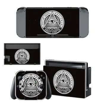 

Eye of Providence Decal Vinyl Skin Sticker for Nintendo Switch NS Console + Controller + Stand Holder Protective Skin Sticker