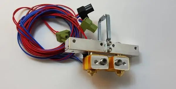

A Funssor Flashforge Extruder Assembly to Creator Pro Bar Mount Assembly for Flashforge Creator Pro 3D printer