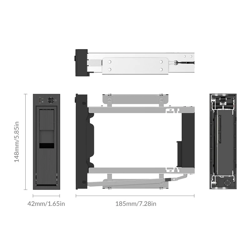 Orico Cd-Rom внутренний 3,5 дюймовый Hdd чехол Sata 3,0 Hdd рамка Мобильная стойка внутренний Hdd корпус Поддержка 6 ТБ Hdd