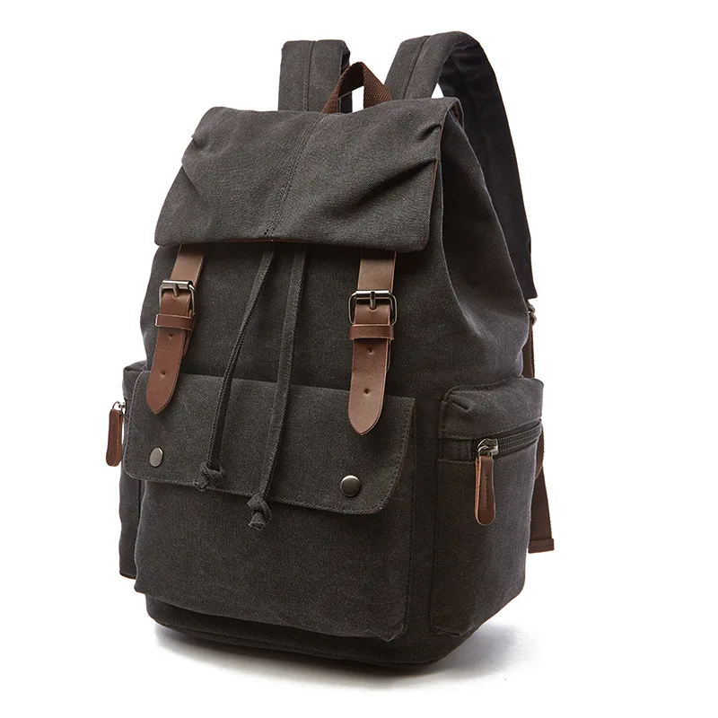 

European Vintage Style Men Travel Backpack Male Multifunction Backpack Waterproof Rucksack Laptop Mochila Student Capacity Bags