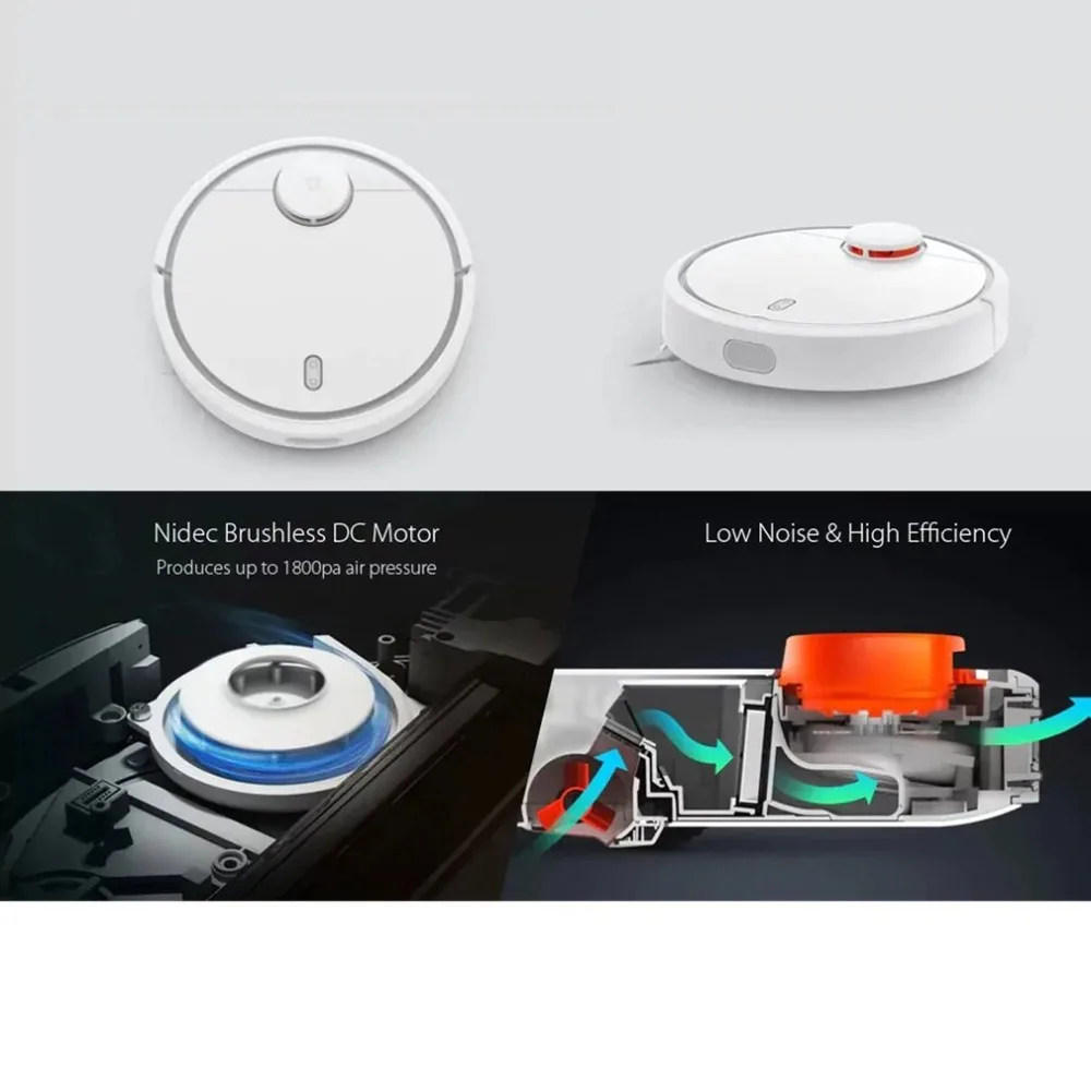 360 Degree Robot Vacuum Cleaner Powerful Highly Intelligent Sensitive Precision Home Cleaning Device Vacume Cleaner White Round