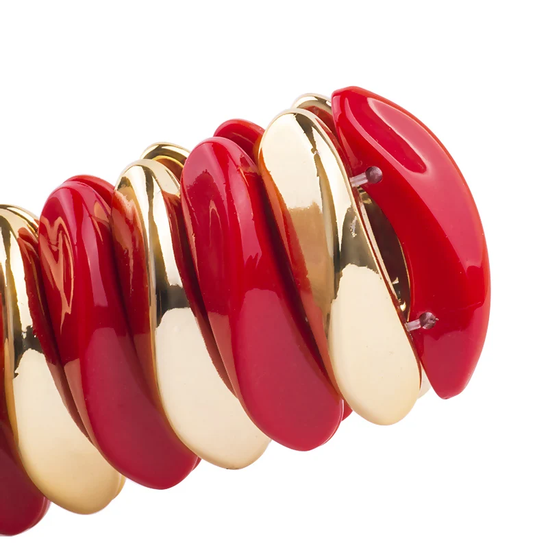Classic Resin Cuff Bracelet Bangles for Women Fashion New Stretch Colourful Acrylic Bracelet Simple Charm Weddinng Gifts Jewelry (4)