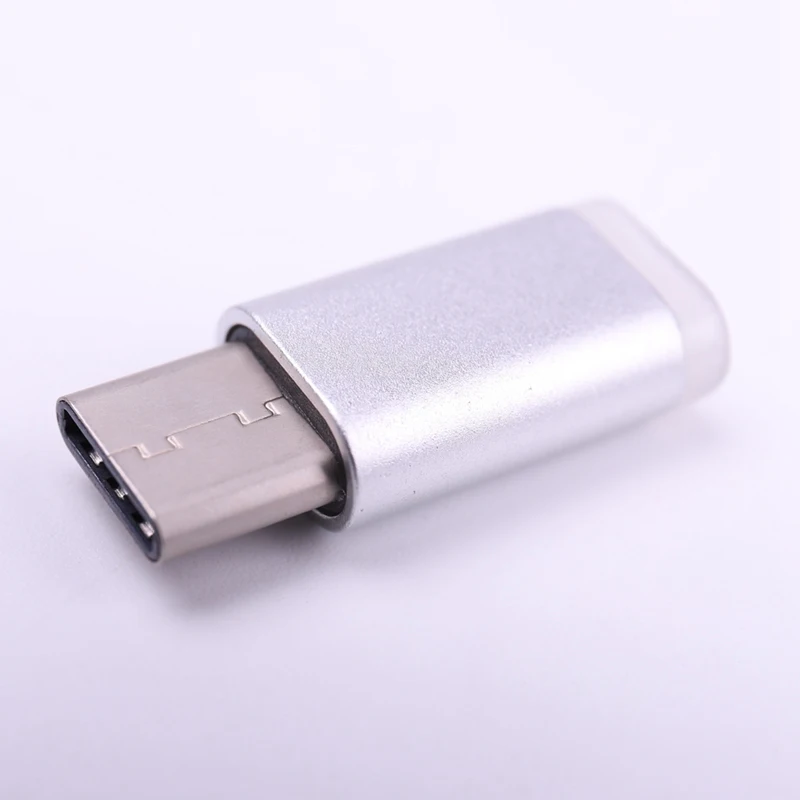 Colorful USB Type C Male Connector to Micro USB Female Converter USB-C Type-C Adapter - Цвет: SV