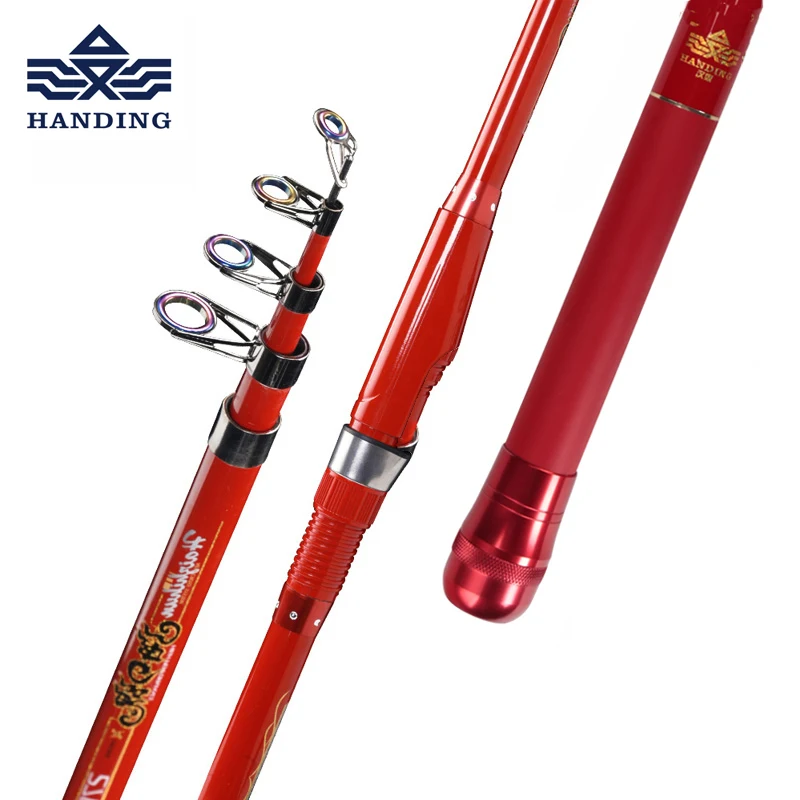 

Handing 1.8m-3.6m sea Fishing Rod High Carbon fiber rod Super Hard telescopic Fishing rod Baitcasting Rod Sea fishing pole