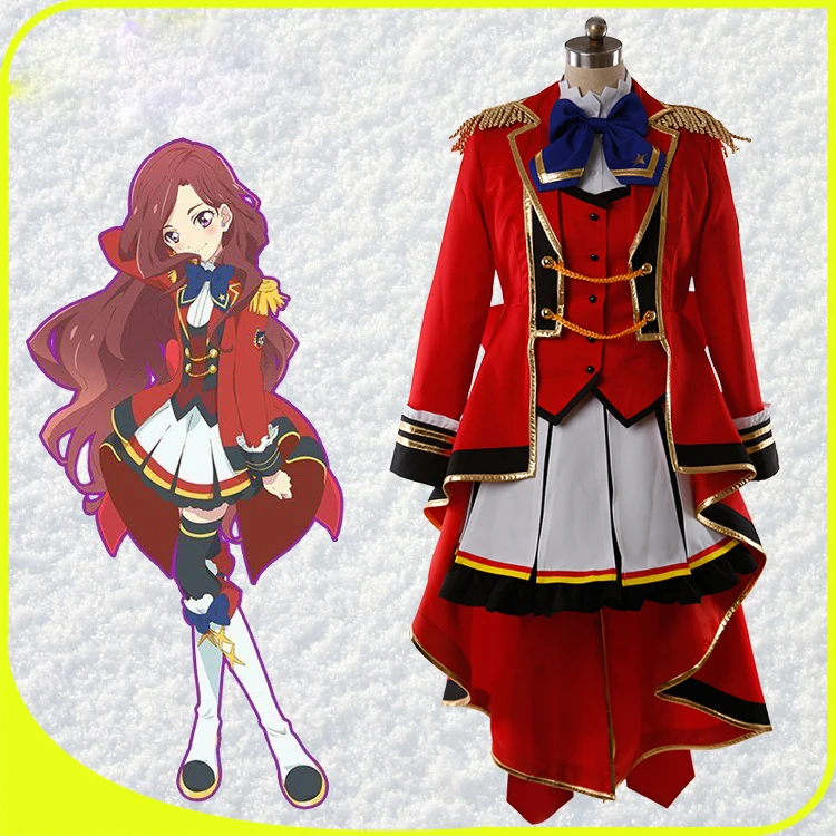 

AIKATSU Kasumi Yozora Uniforms Cosplay Costume Free Shipping