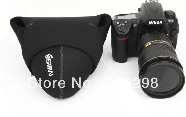 М Размер Камеры Мягкая Сумка Крышка Чехол для Объектива Для Canon 450D 500D 600D 650D 1100D Nikon