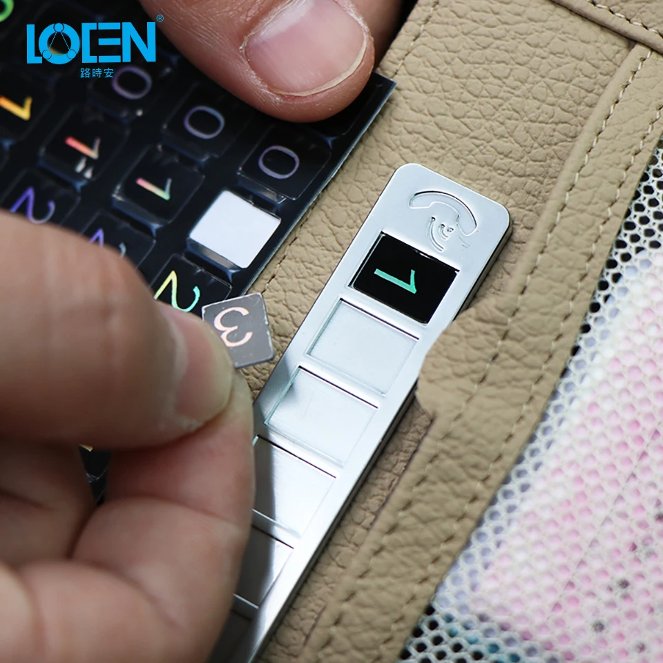 Козырёк от солнца LOEN черный бежевый серый Кожаный Автомобильный держатель