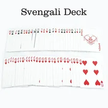Classic Magic Tricks Magic Gimmick Card Svengali Deck Magic Trick for Magician Close Up Street Magic Prop Toys Free Shipping dove cage disappears and lady appears magic tricks for professional magician stage illusion gimmick prop funny classic toys