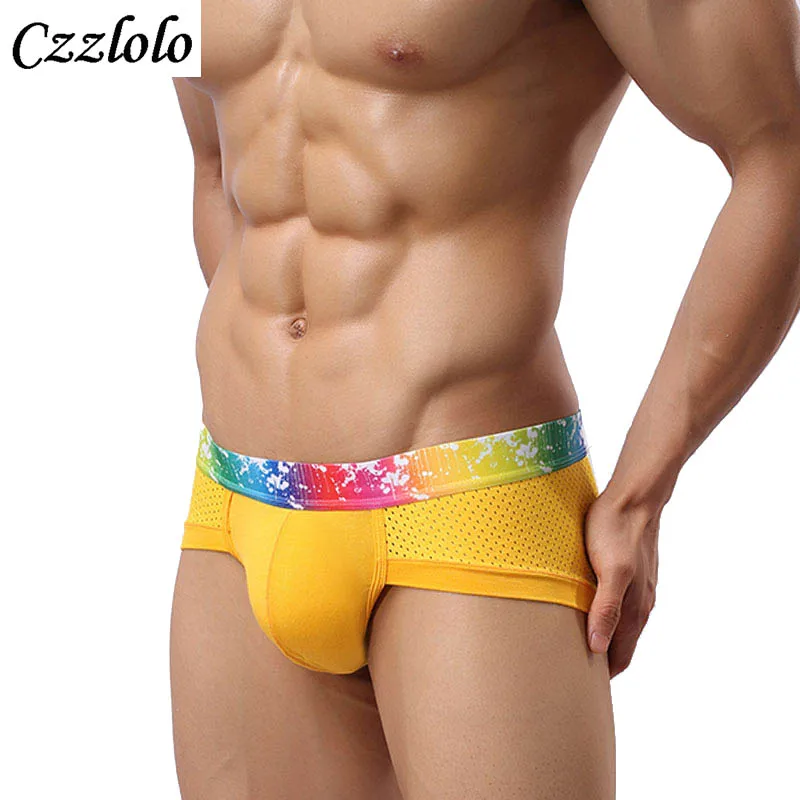 Czzlolo бренд 9 шт./лот сексуальное мужское нижнее белье трусы Cueca шорты дышащие с