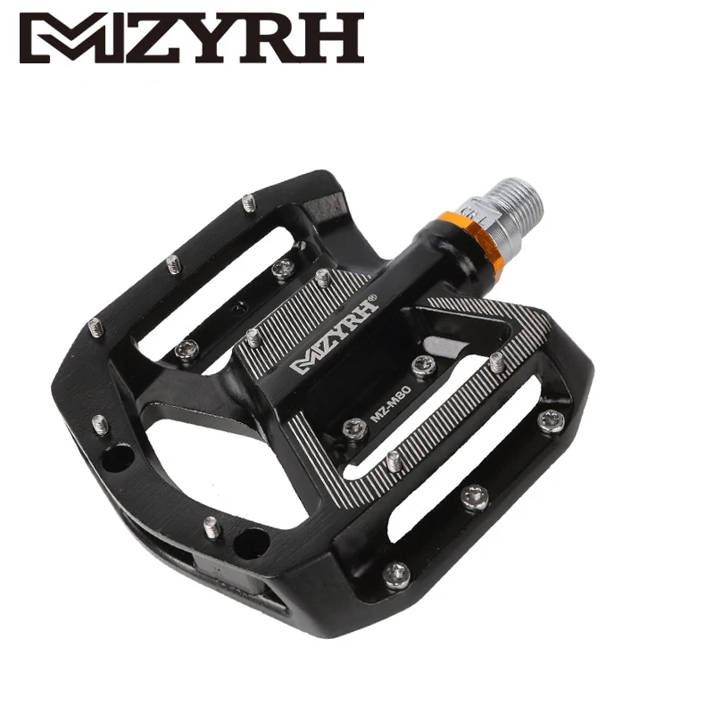 MZYRH M80 Mountain Bike Non-Slip Pedals Bicycle Pedals Aluminum Alloy Die-casting Pedals Mtb pedals Bike Accessories