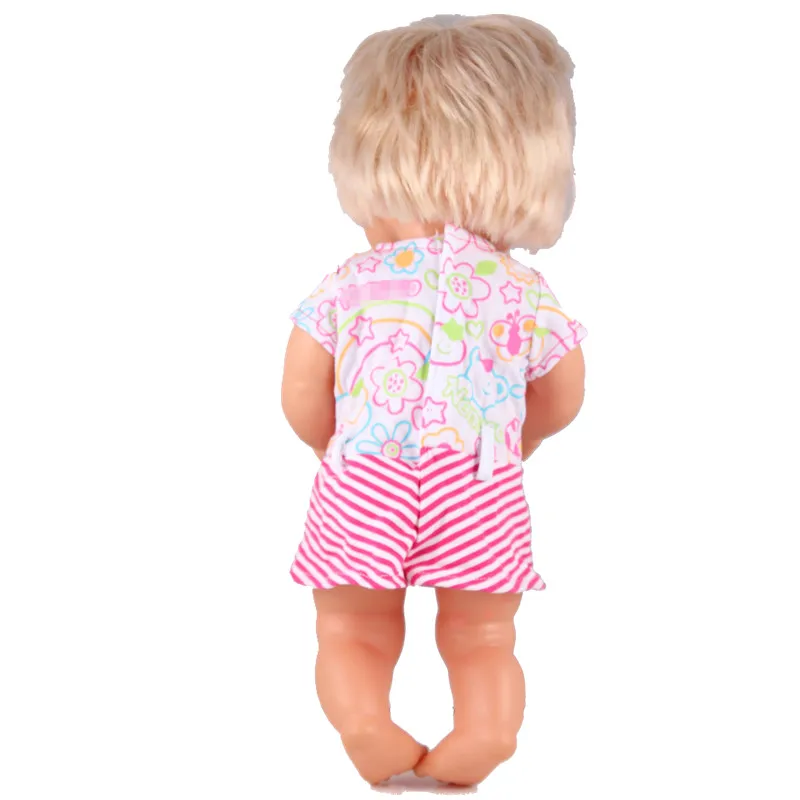 Одежда для кукол 41 см Nenuco Doll y su Hermanita оригинальное облегающее платье в полоску
