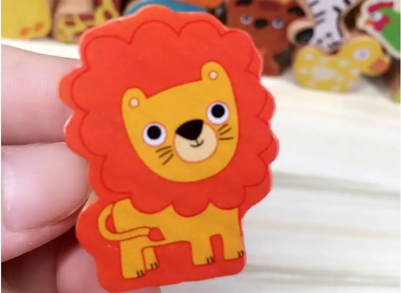 wooden toys puzzles for kids children