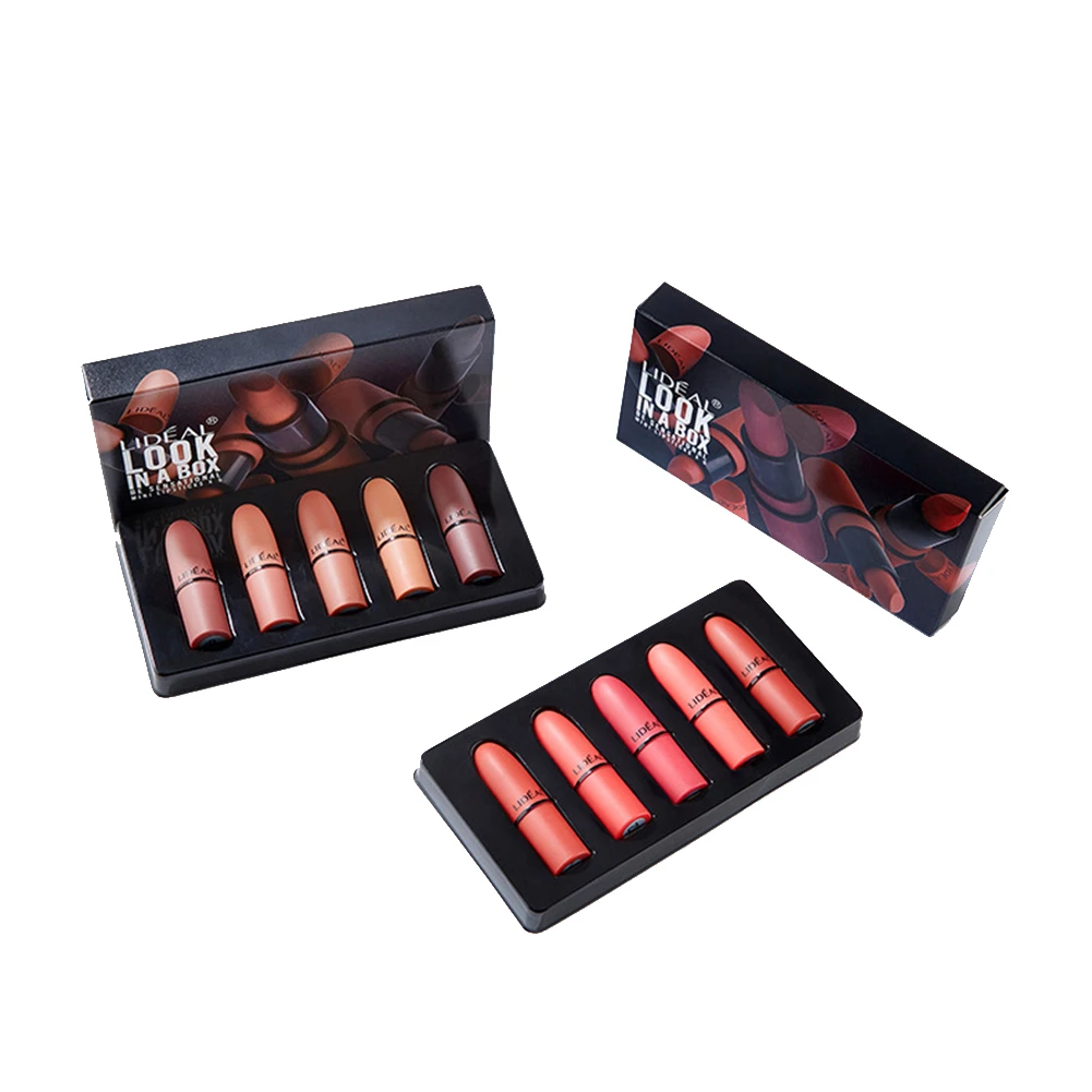 Make-up Color Earth Lipstick Set Makeup Combination Lasting Waterproof Lip Makeup Make-up (4)