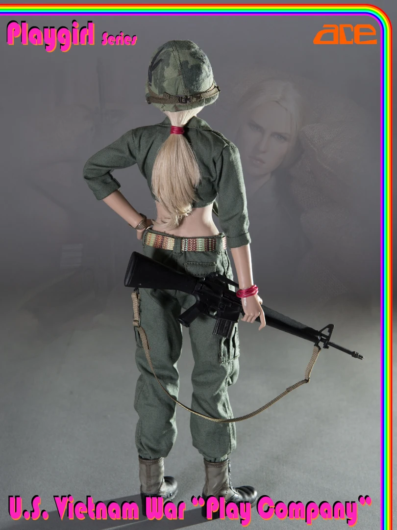 Коллекция 1/6, коллекционная фигурка, кукла, Женский солдат, США, вьетнамская военная компания, 12 дюймов, фигурка, кукла, пластиковая модель игрушки