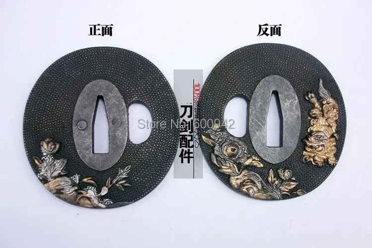 Кованый чехол подходящий для телефона kirsite Tsuba Sword Broadsword falchion Katana FOO Dog | Дом и сад