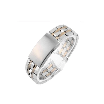 

19mm Stainless Steel Wrist Strap Band Curved End Metal Bracelet Watchband for TISSOT PRC 200 T17 T461 T014430 T014410 Men Women
