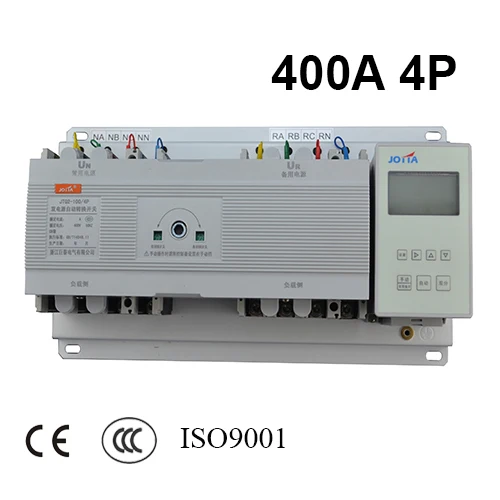 

4 poles 3 phase 400A New pattern automatic transfer switch ats with English controller