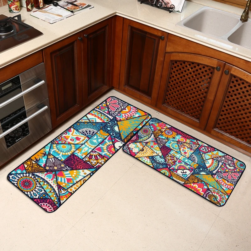 YEHO Japanese Decorative Traditional Floral Pattern Navy Blue and White Door Mats Kitchen Floor Bath Entrance Rug Mat Absorbent Indoor Bathroom Decor Doormats Rubber Non Slip 18x30Inch YEHO Japanese Decorative Traditional Floral Pattern Navy Blue and White Door Mats Kitchen Floor Bath Entrance Rug Mat Absorbent Indoor Bathroom Decor Doormats Rubber Non Slip 18x30Inch
