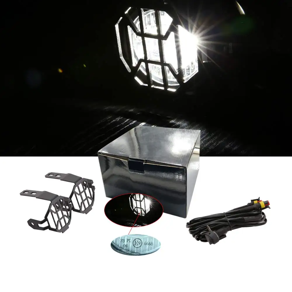 Universal Motorcycle Accessories 40W LED Auxiliary Fog Lights Assembly