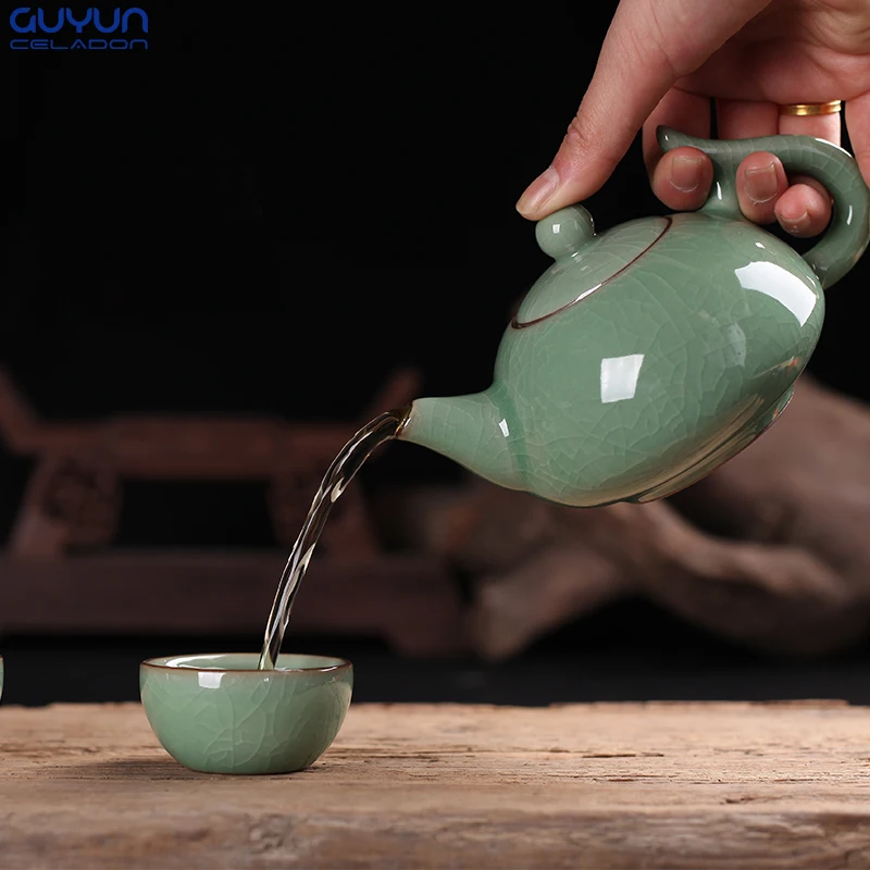 Porcelain Tea Holder Tea Accessories Teapot Longquan Celadon Kung Fu