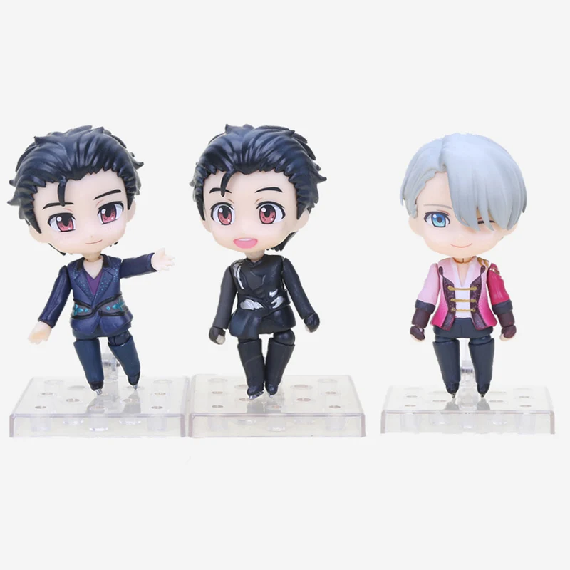 

YURI!!! on ICE Yuri Katsuki Victor Nikiforov Nendoroid 736 762 741 10CM Model Action Figures PVC brinquedos Dolls Gifts