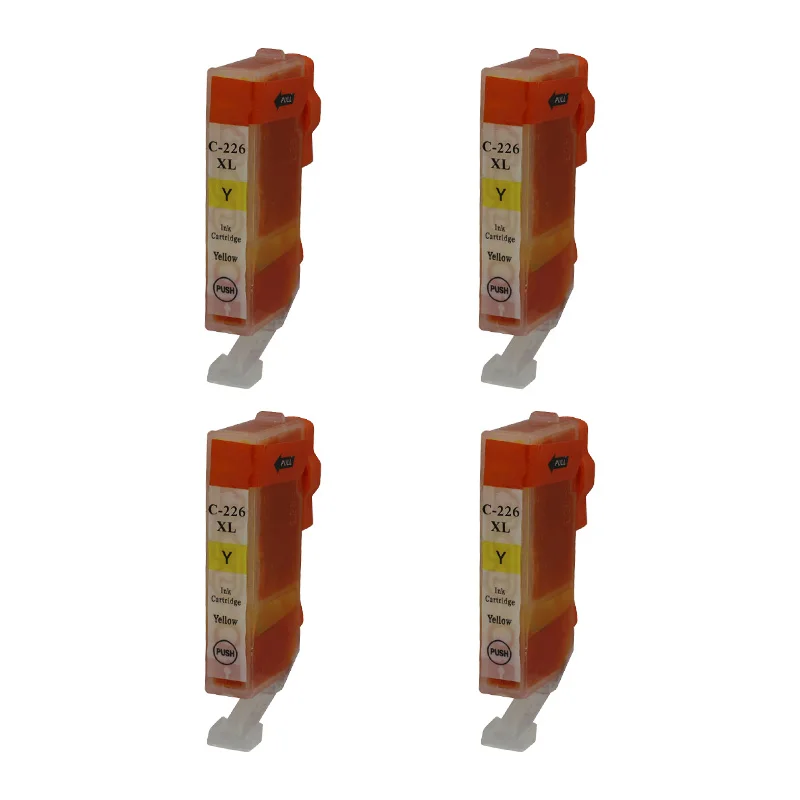 

4X CLI-226 Yellow Full Ink Cartrdige For Canon MG5120 MG5220 MG5320 MG6120 MG6220 MG8120 MX712 MX882 MX892 IP4820 IP4920 IX6520