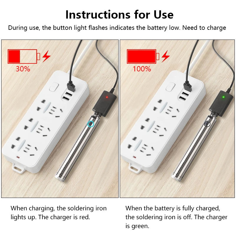 паяльник беспроводной Handskit USB Беспроводной сварщик 5V 8 Вт Портативная зарядка