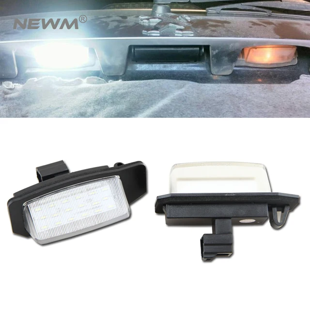 2PCS 12v led Canbus LED License Plate Light for Mitsubishi Outlander