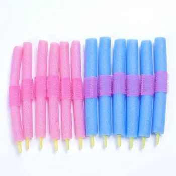 

12PCS Soft Hair Curler Roller Curl Hair Bendy Rollers DIY Magic Hair Curlers Tool Styling Rollers Sponge Hair Curling
