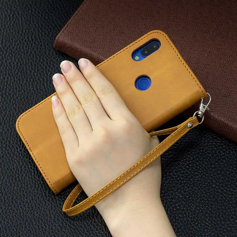 xiaomi leather case custom Sheepskin Leather Case for Xiaomi Redmi 5 6 6A 7 7A 8 8A 9 9A 9C 10X 4G Note 9 8 7 6 5 4 Pro 8T 7A 6A 5A 4X Flip Wallet Case leather case for xiaomi