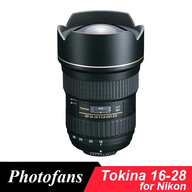 Tokina AT-X 16-28 мм f/2,8 Pro FX объектив для Nikon D600 D610 D700 D750 D800 D810 D4 D5 Df