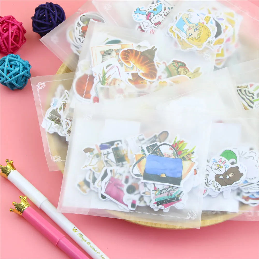 Различные новые милые Kawaii DIY животные бумажные наклейки милый кот наклейки s для украшения дома Скрапбукинг дневник